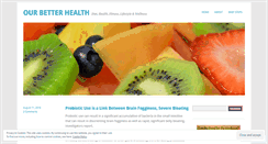 Desktop Screenshot of ourbetterhealth.org